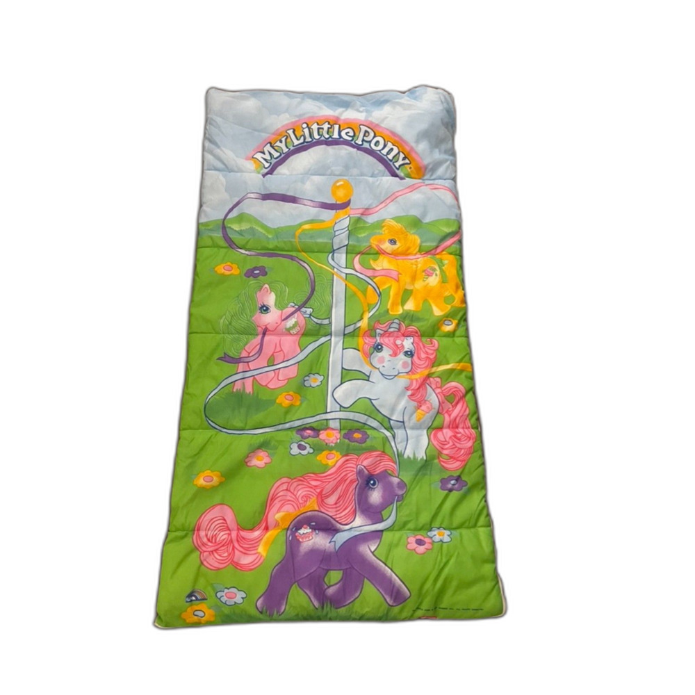 Vintage 1989 My Little Pony Child Sleeping Bag